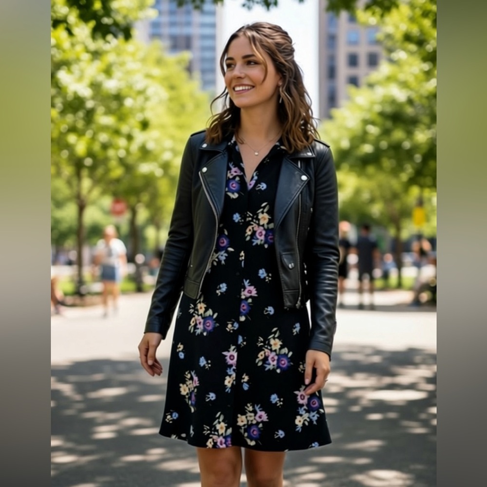 VINTAGE RAMPAGE R-WEAR‎ CLOTHING FLORAL SLEEVELESS DRESS V-NECK A-LINE 90’s Y2K